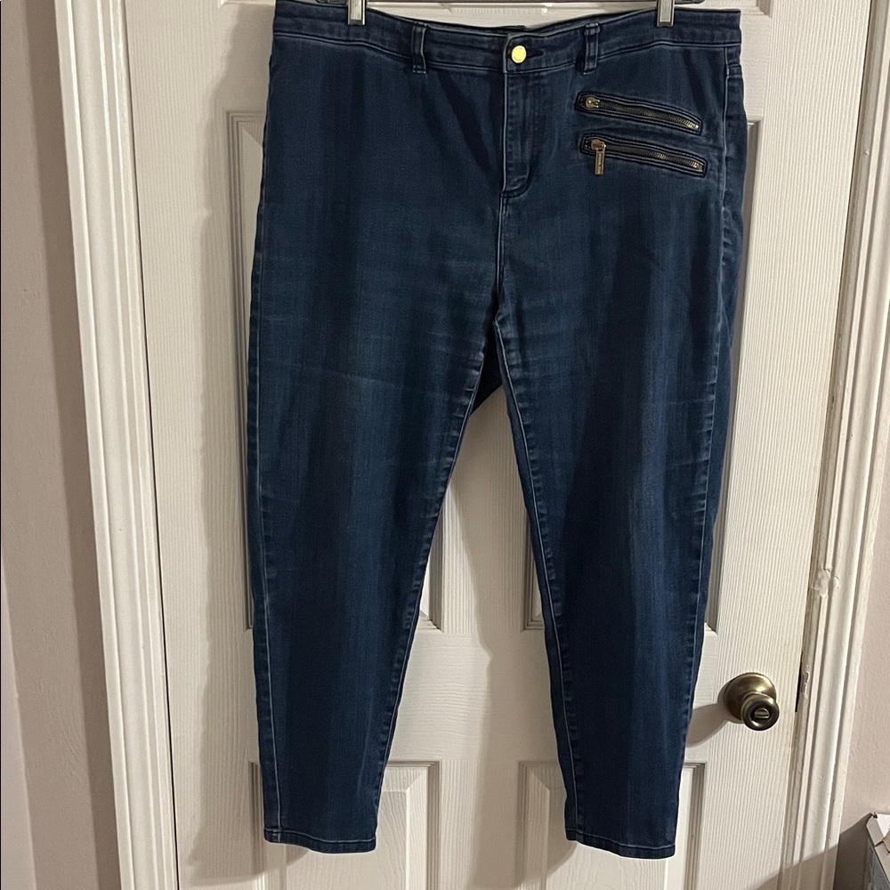 Michael Kors Blue Ankle Jeans skinny - Picture 2 of 7